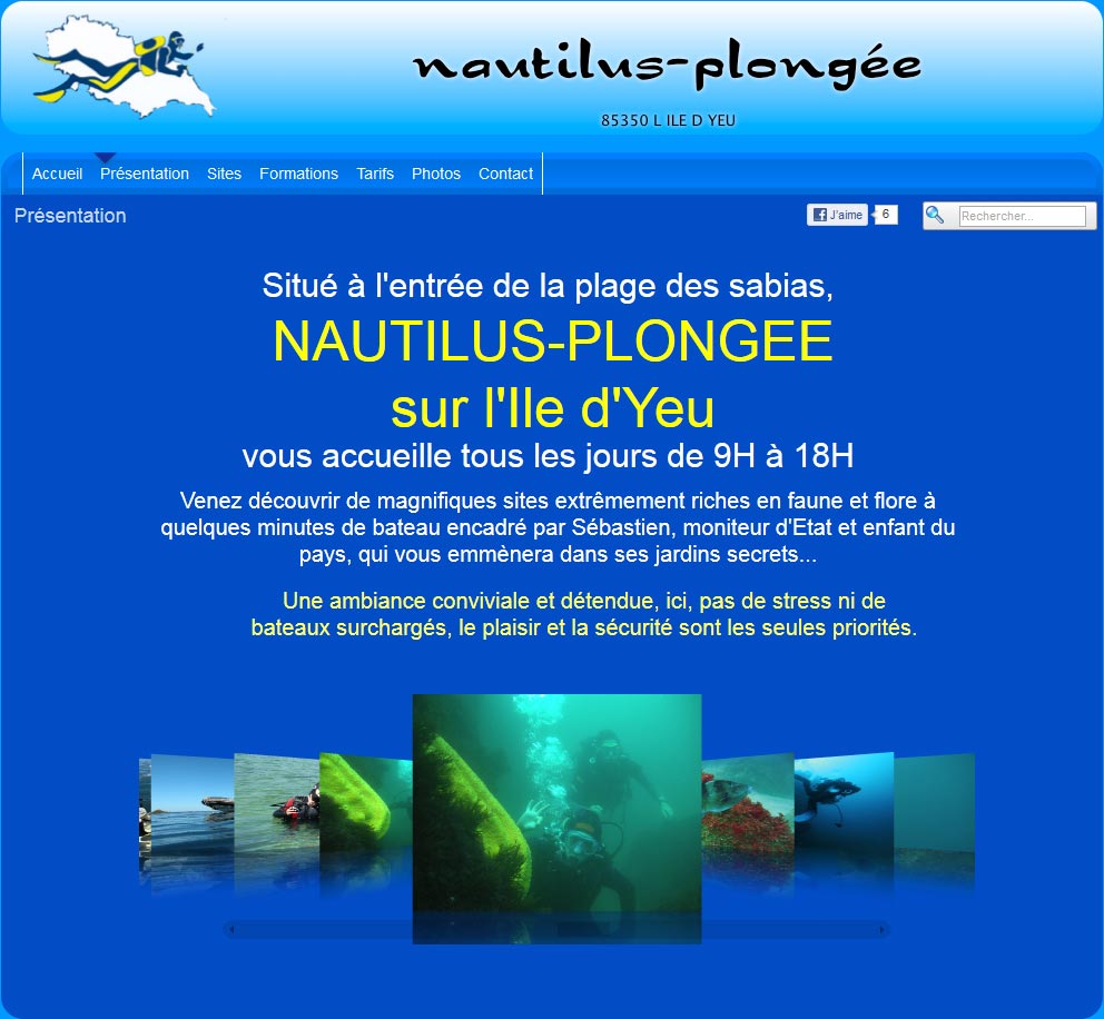 Nautilus Plongée Ile Yeu