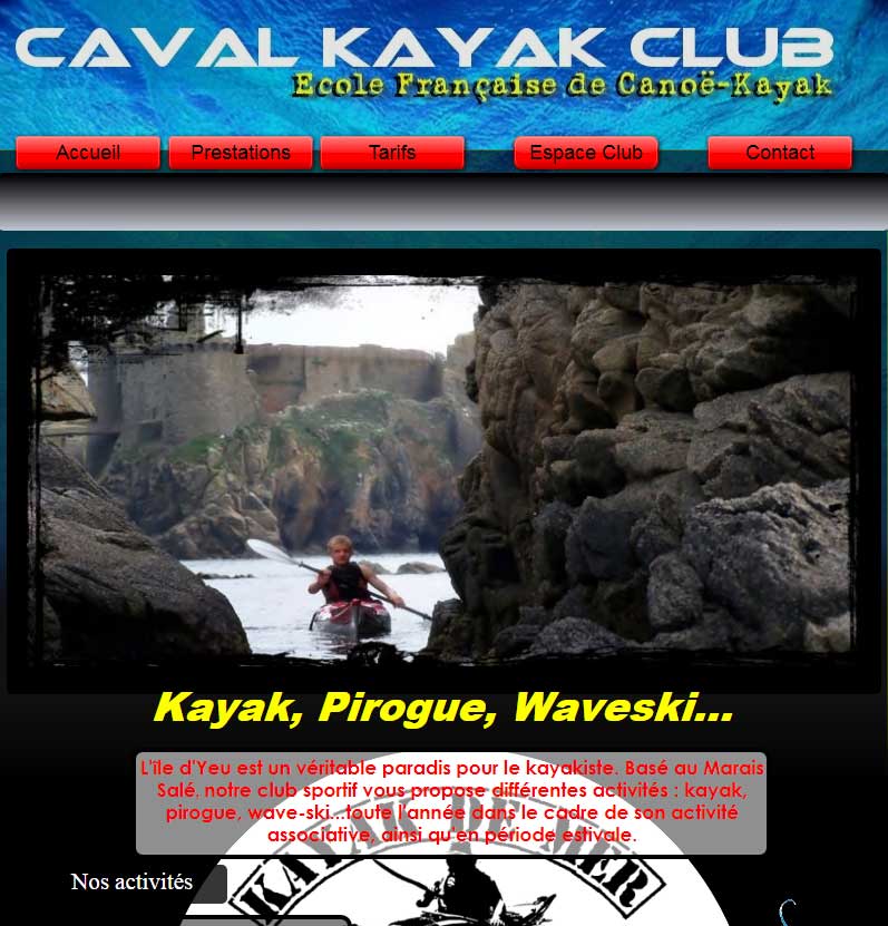 Caval Kayak Club Ile Yeu