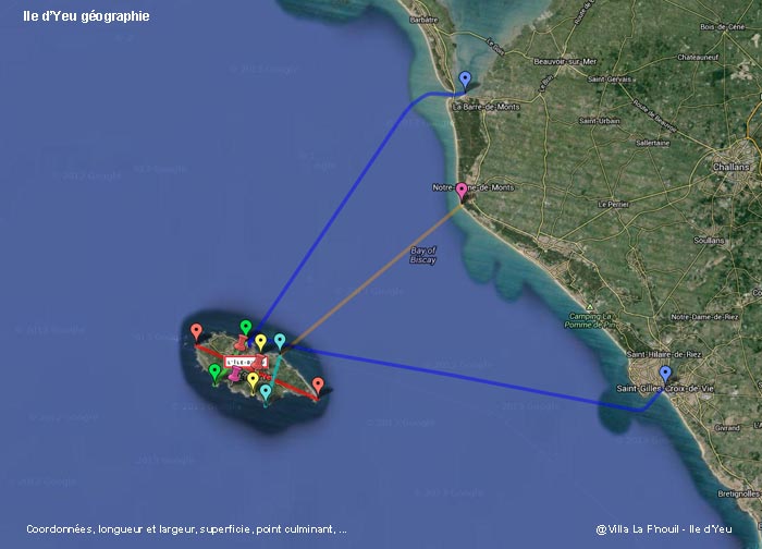 Ile d'Yeu géographie