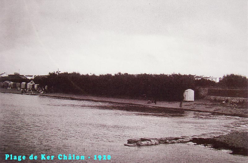 1920 : plage de Ker Chalon - Ile Yeu