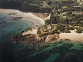 Ile Yeux Le mini Port des Sapins et la Plage de la Table Port des Sapins L'Ile-d'Yeu